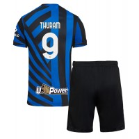 Echipament fotbal Inter Milan Marcus Thuram #9 Tricou Acasa 2024-25 pentru copii maneca scurta (+ Pantaloni scurti)